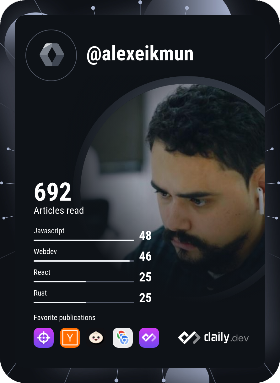 Alexis's Dev Card