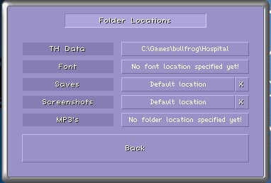 folder locations