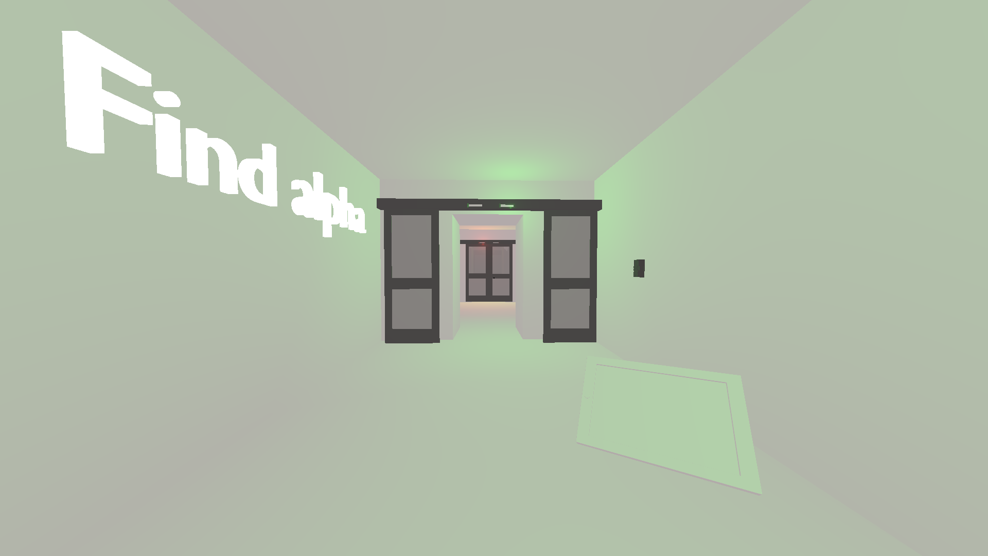 Screenshot of hallway