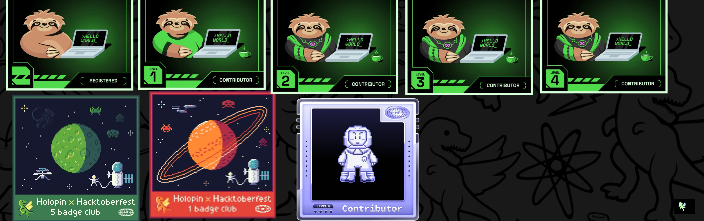 An image of @bhartipriyanshu's Holopin badges, which is a link to view their full Holopin profile