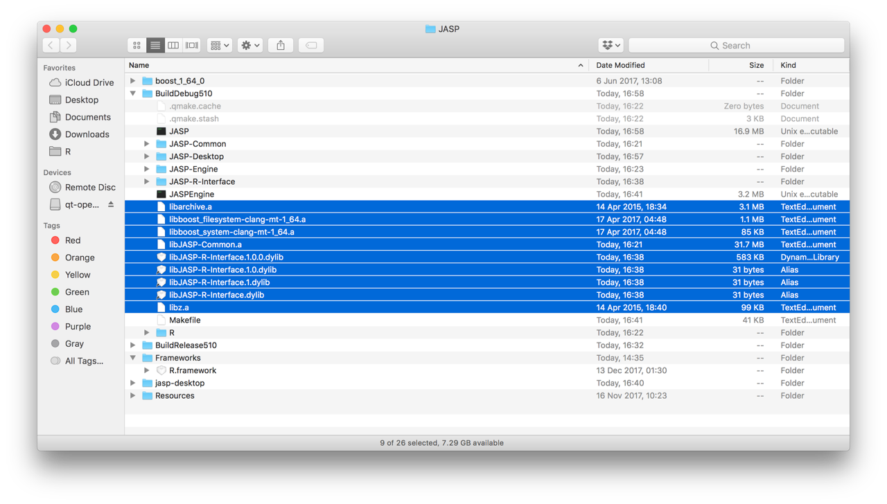 Image of folder structure