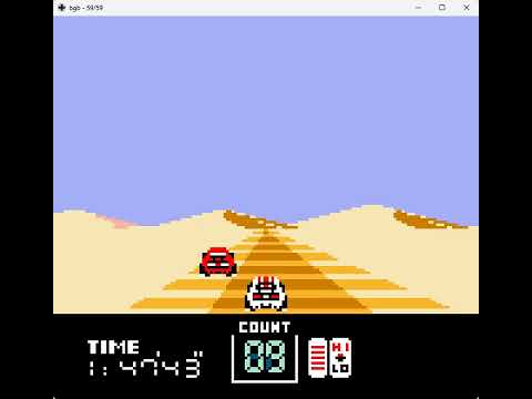 Learning Game Boy programming: Car Game