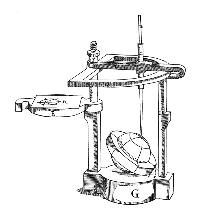 Hans Lencker's "Machine for Orthographic Projection"