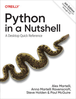 Python in a Nutshell, 4th edition