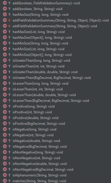 validation methods