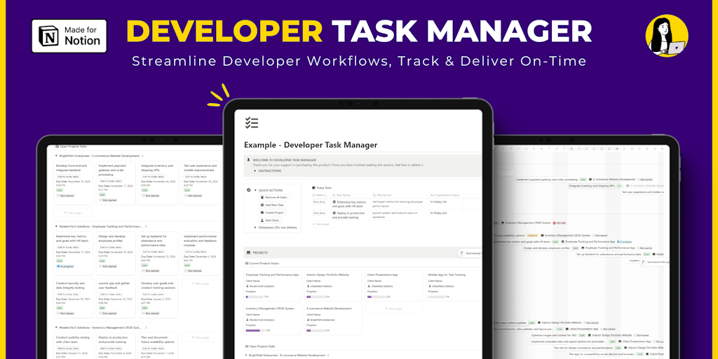 Developer Task Manager