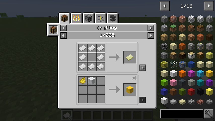 JEI Recipe GUI