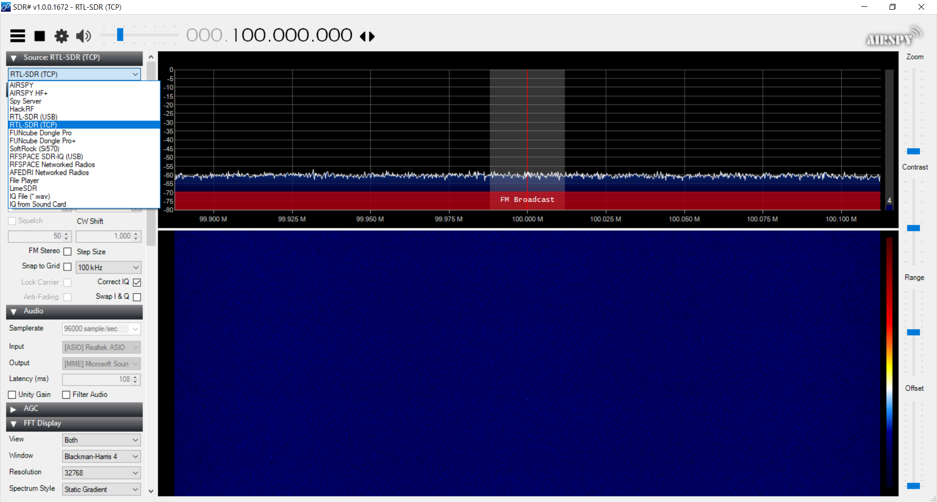 SDR# Source Selection