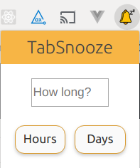 tab snooze extension screen shot