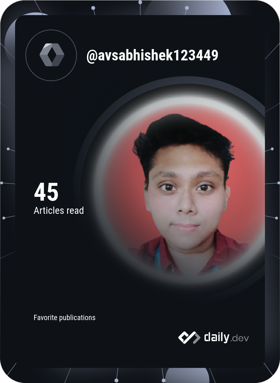 Abhishek's Dev Card