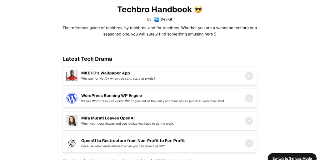 Techbro Handbook