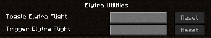 Elytra Utilities Controls