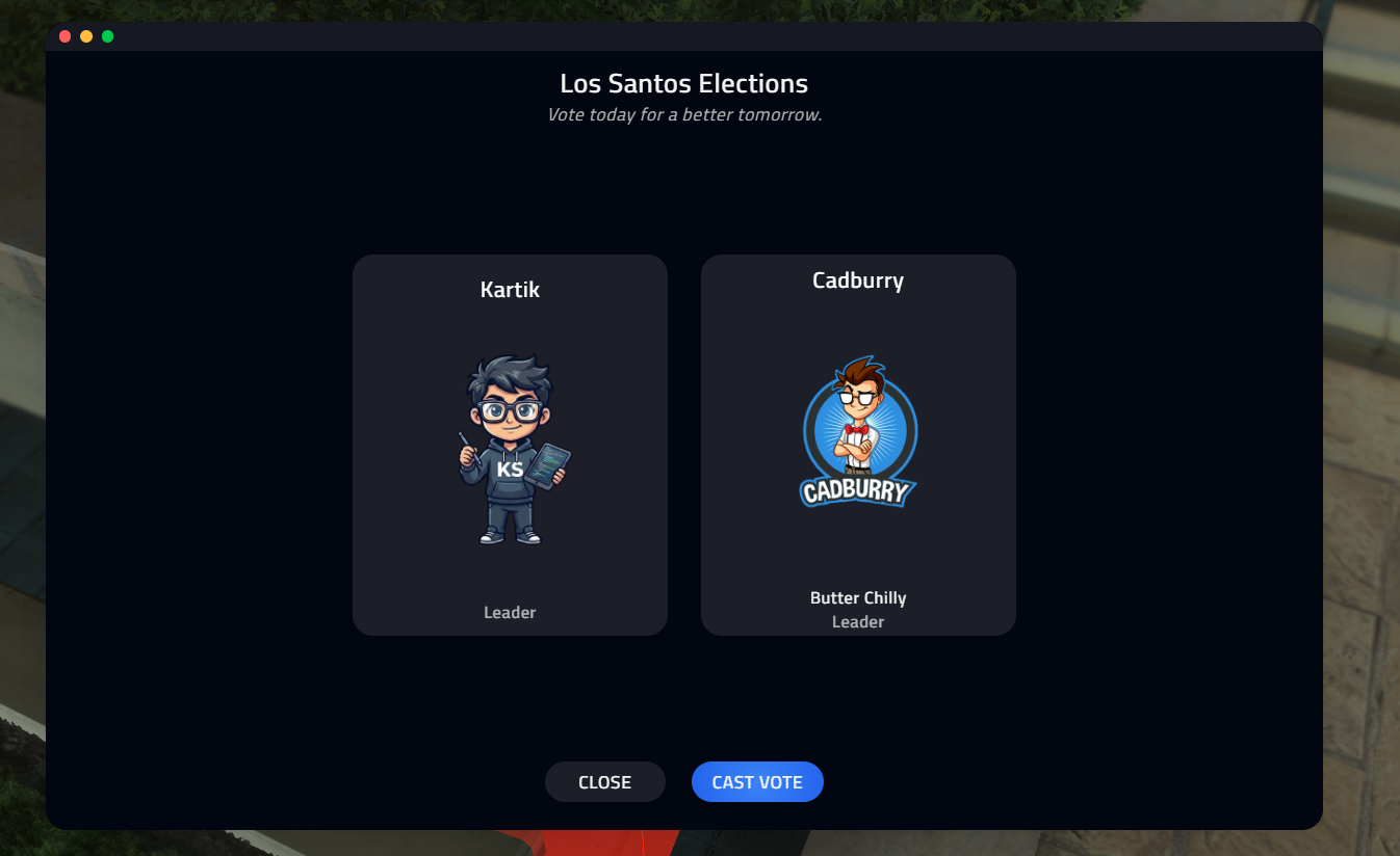 GitHub - bytecodestudios/bs_voting: Voting System · GitHub