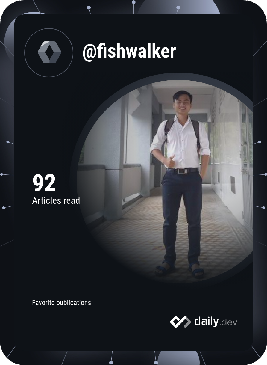 Fish Walker's Dev Card