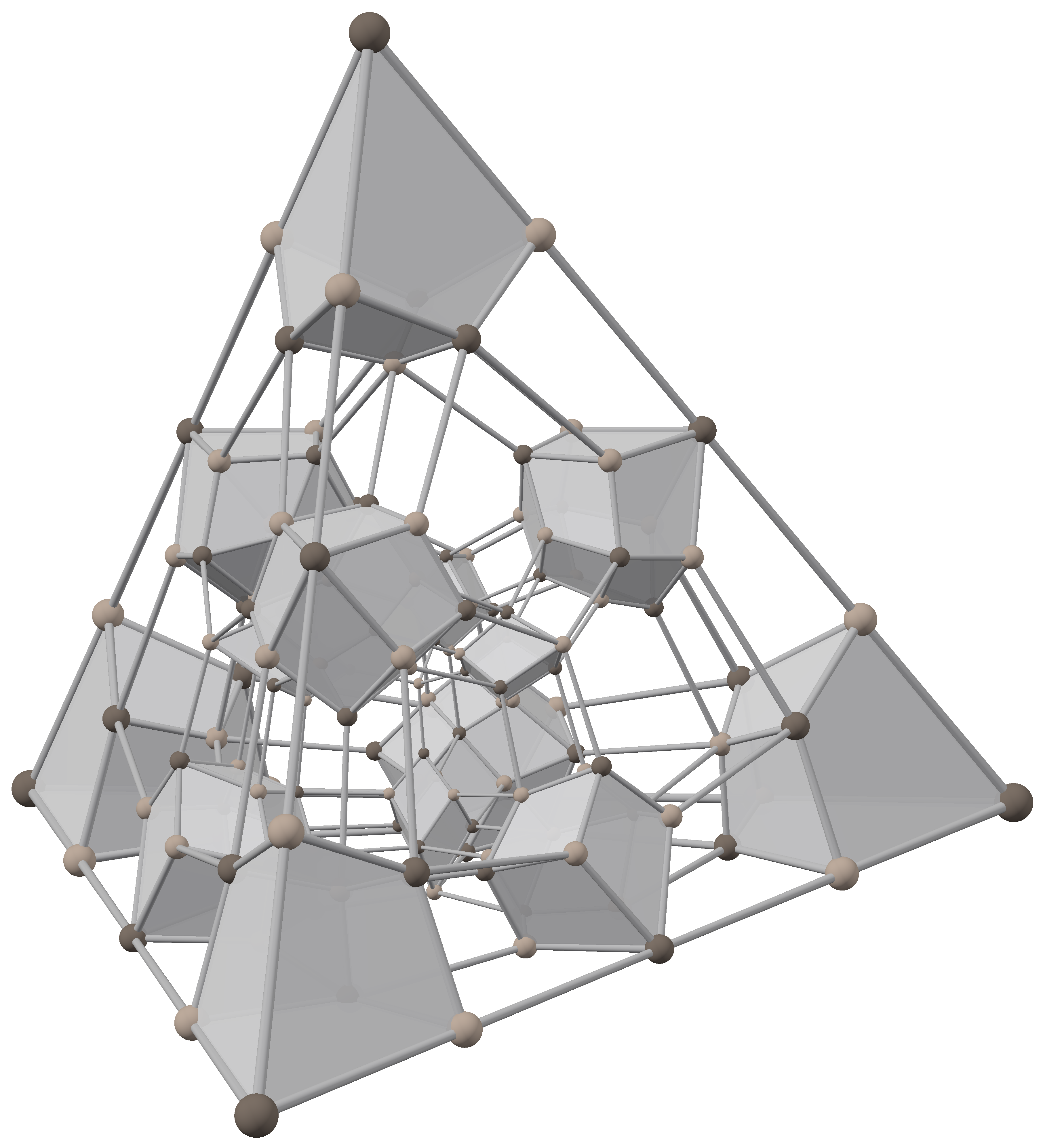 projection of the concertina tesseract