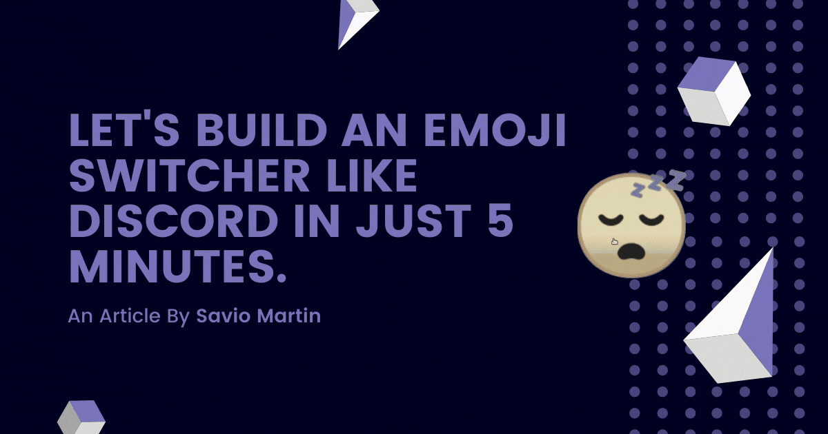 Let's build an emoji switcher like discord in just 5 minutes
