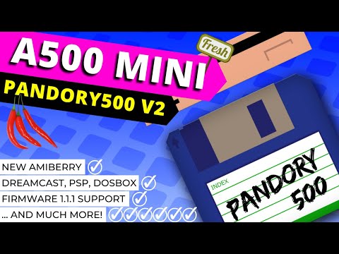 A500 Mini Pandory Mod UPDATE! - What's new in Pandory500 ?