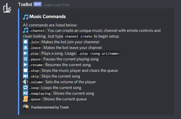 Music Commands