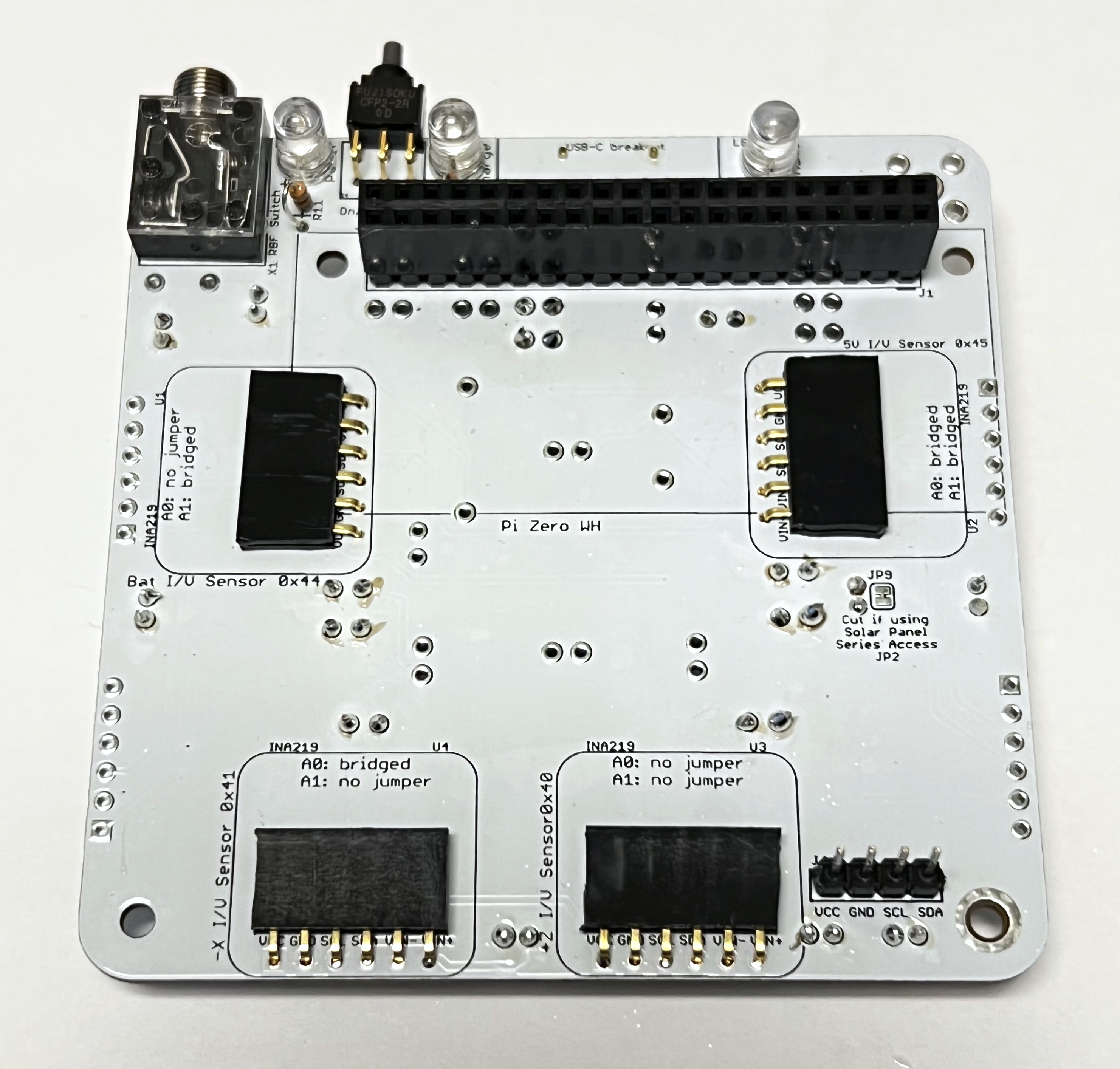 PCB with JST Connectors