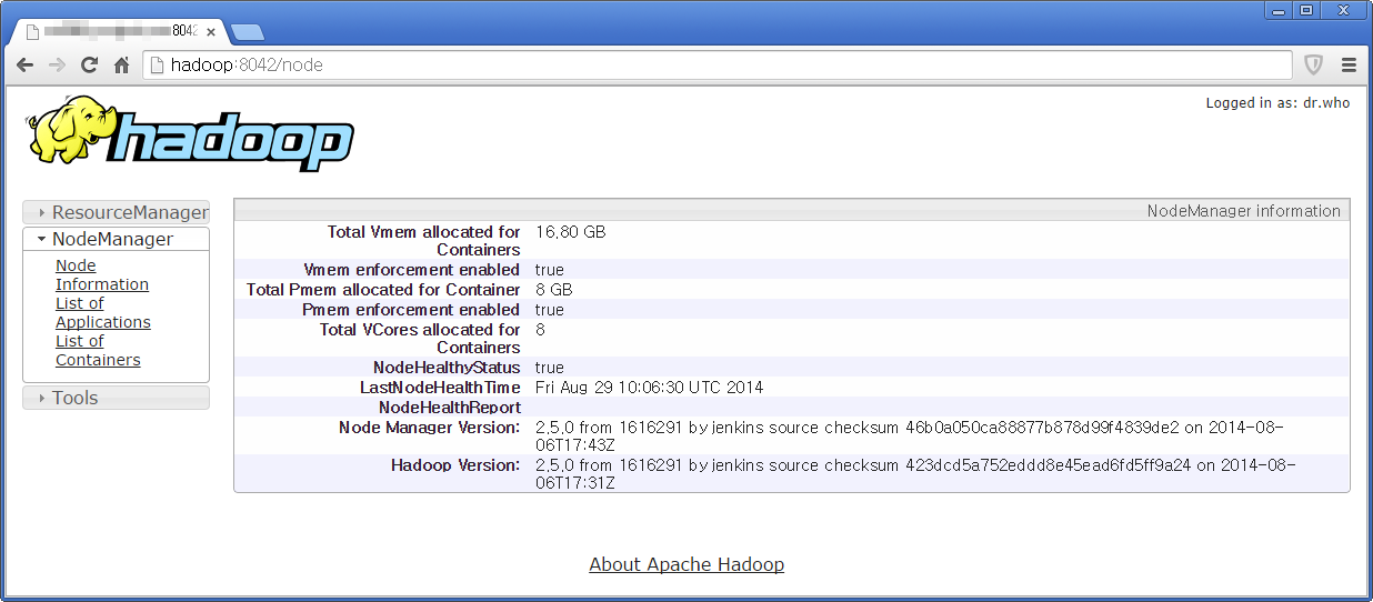 Nodemanager Information