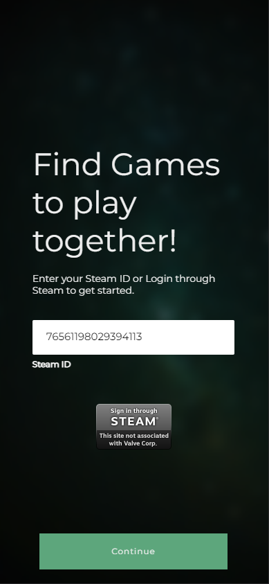 Steam ID Input