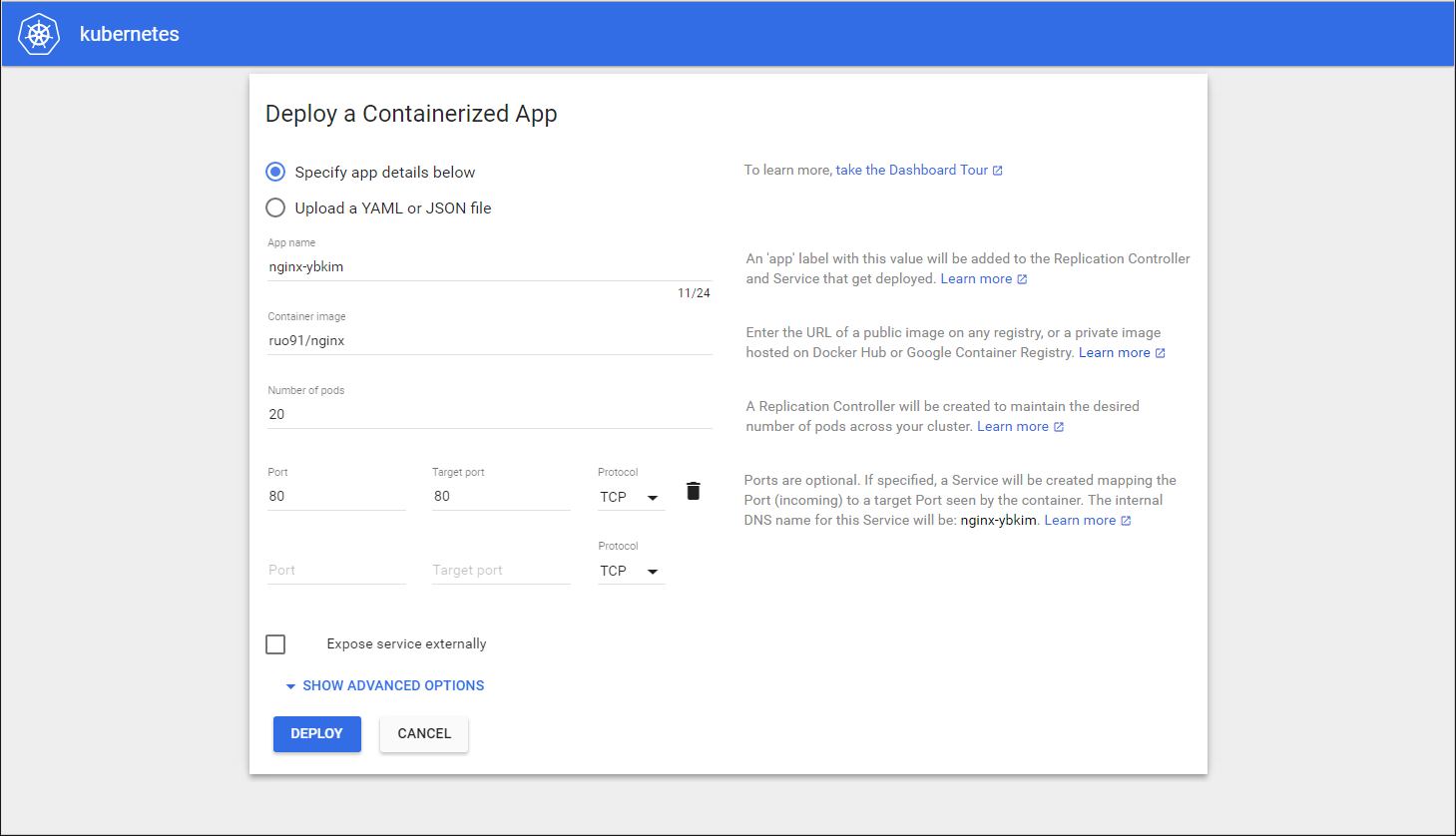 Kubernetes Web UI #2