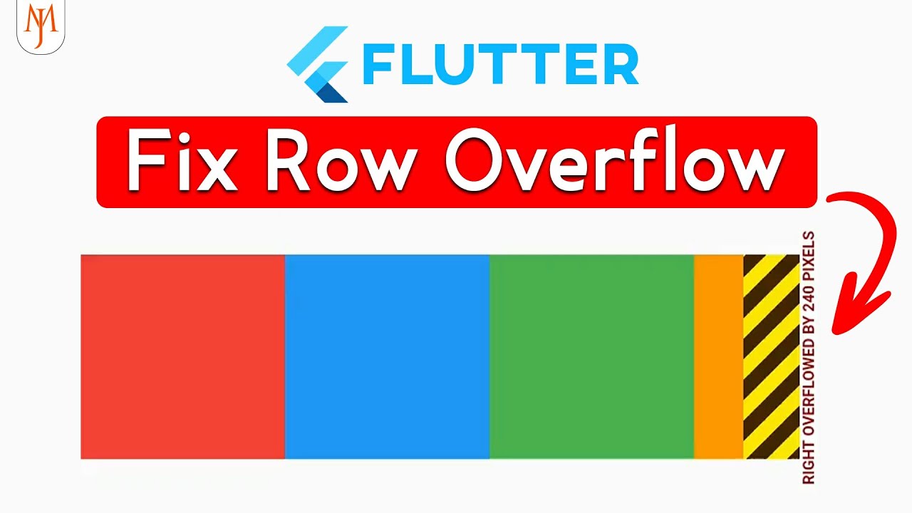 Flutter Tutorial - Fix Row Overflow [2022] Wrap / Scroll YouTube video