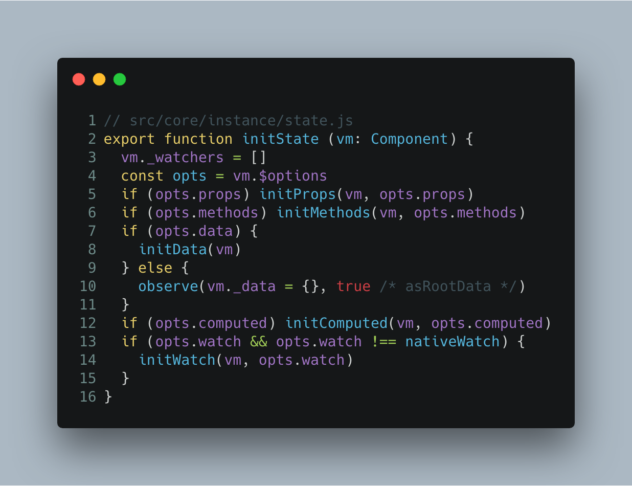 core instance state js