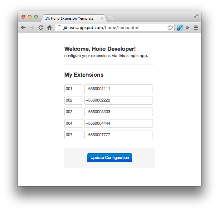 Configure Company Directory