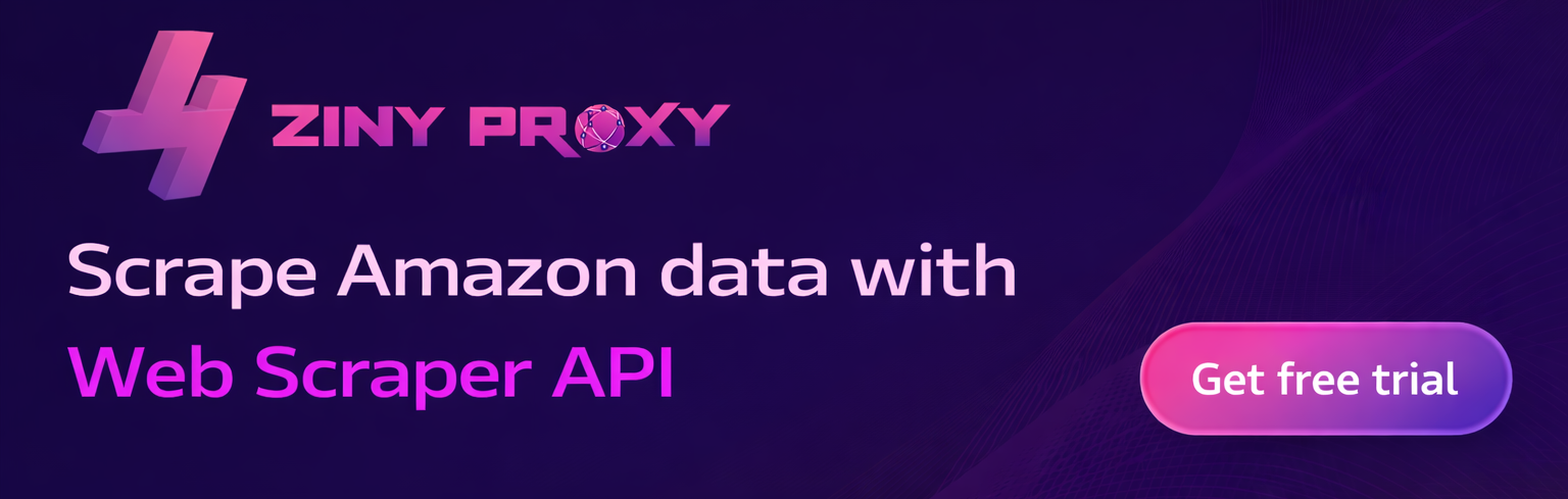 Ziny Proxy Web Scraper