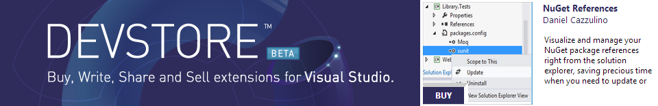 NuGet References at DevStore