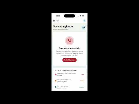 Watch the CareBuddy demo
