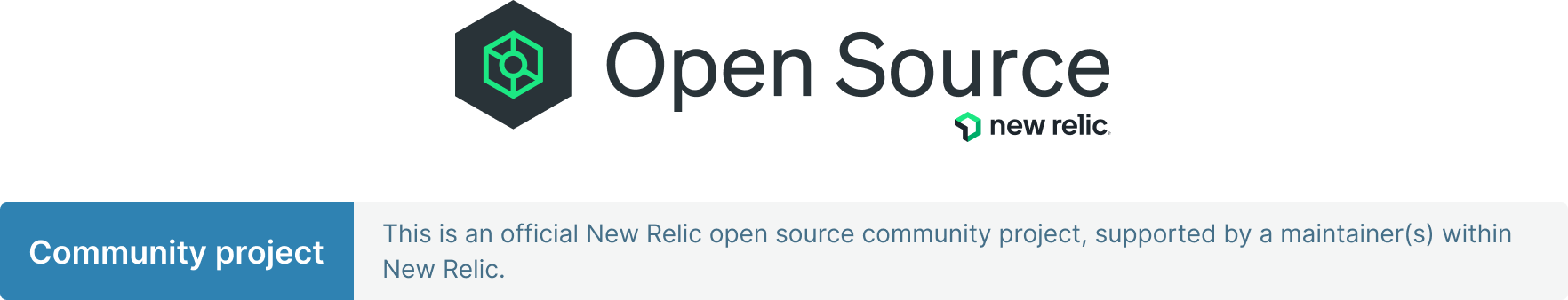 New Relic Community header