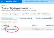 Select account