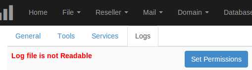 Log file is not Readable