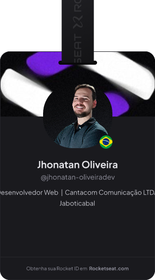 Jhonatan Oliveira's Rocket ID