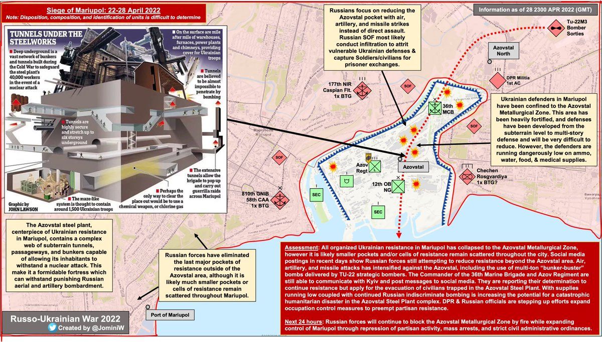 Siege of Mariupol 2022.4.22-28 🔍