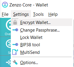 Example-EncryptWallet