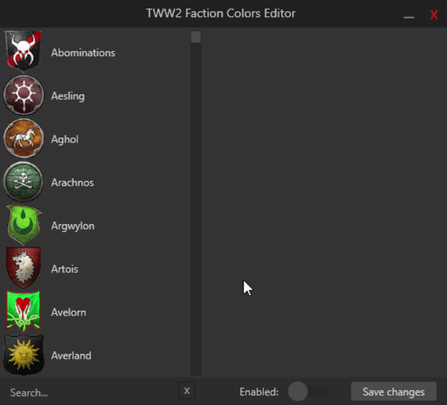 GitHub - LorenzoDePasquale/TWW2-Faction-Colors-Editor · GitHub