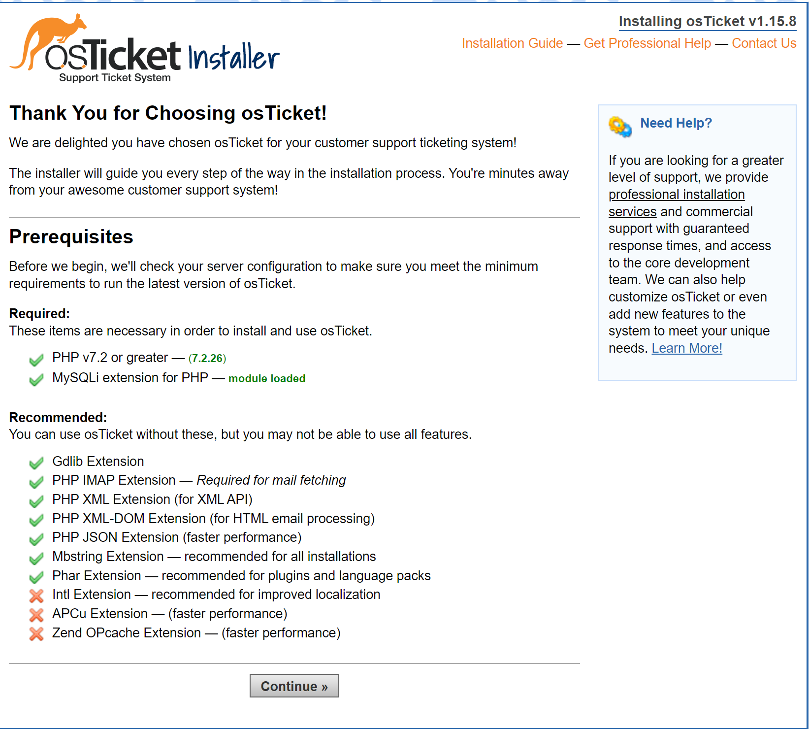 os ticket installer