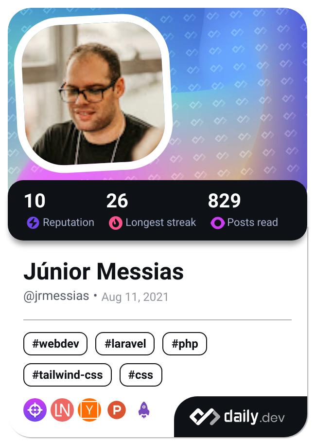 Júnior Messias's Dev Card