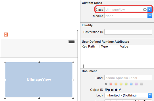 In-Image custom class example