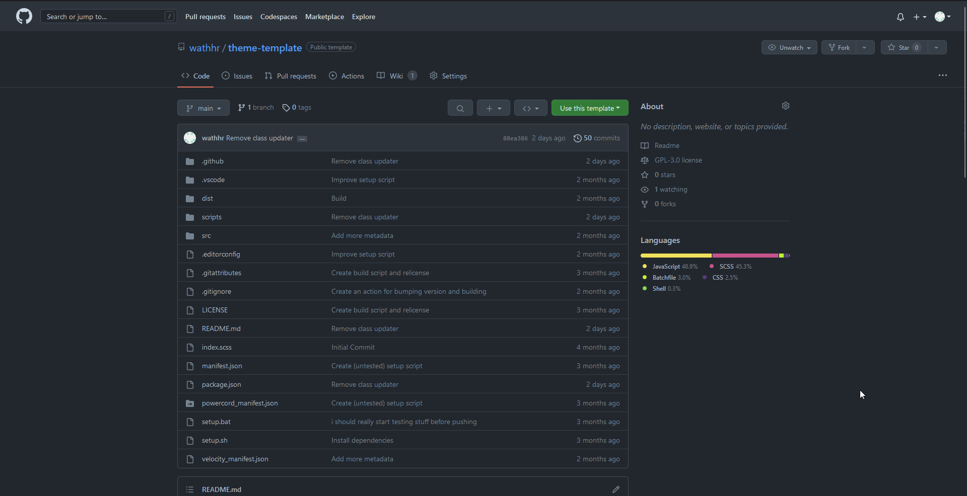 GIF: Generating a repository