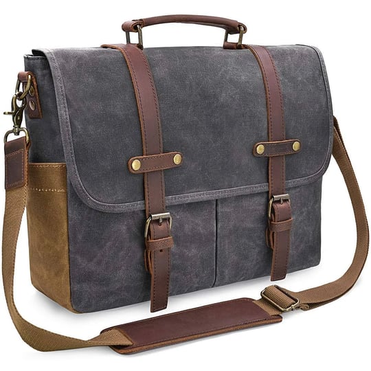 newhey-mens-messenger-bag-15-6-inch-waterproof-vintage-genuine-leather-waxed-canvas-briefcase-large--1