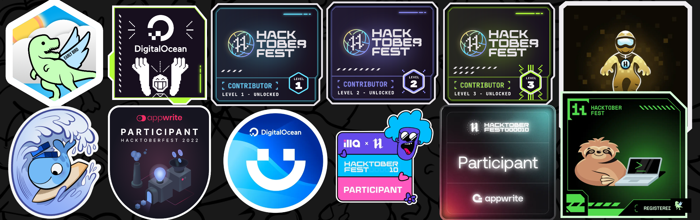 @curiousvlad's Holopin board