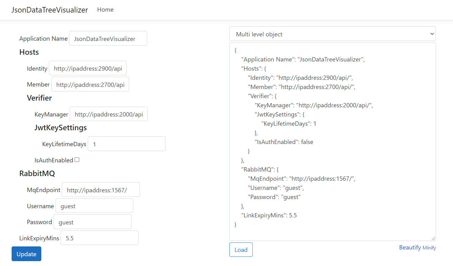 JSON Data Tree Visualizer