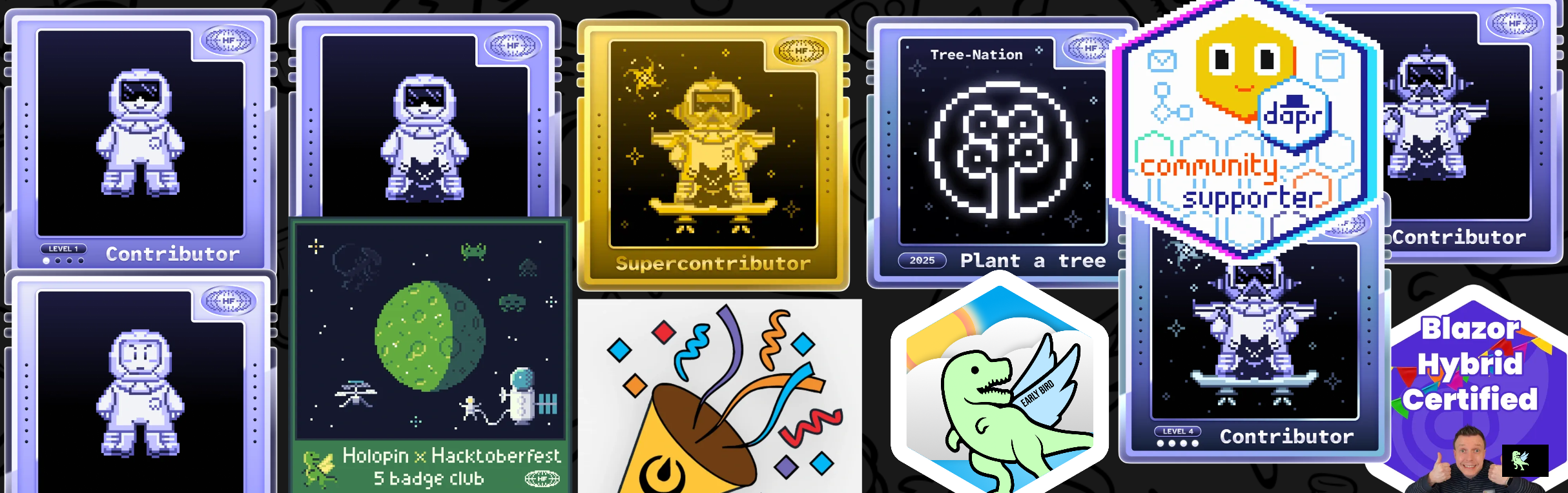 An image of @aniket0753's Holopin badges, which is a link to view their full Holopin profile
