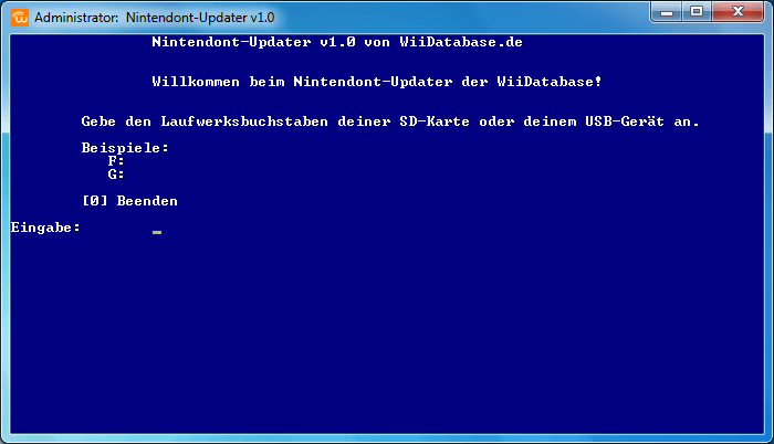 Nintendont-Updater Screenshot