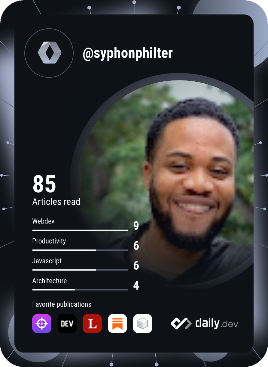 Abdulkadir Bala's Dev Card