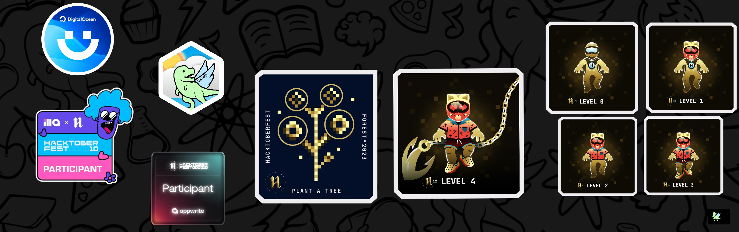 An image of @ath47's Holopin badges, which is a link to view their full Holopin profile